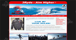Desktop Screenshot of 3ryde.com